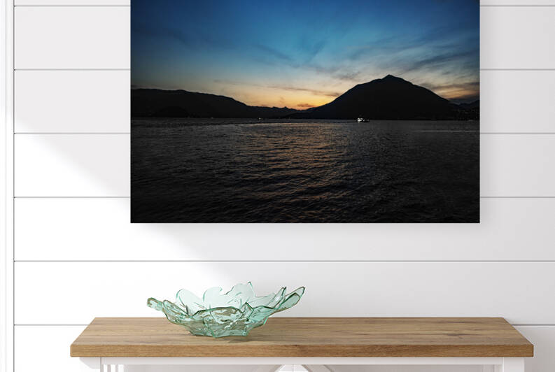 LAKE COMO-LAKE COMO SUNSET by JMWolinsky Photography