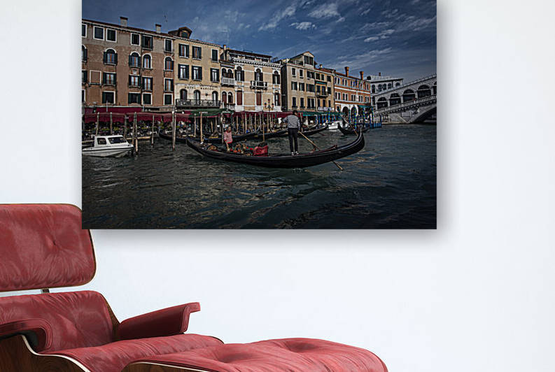VENICE-GONDOLA TRAFFIC by JMWolinsky Photography