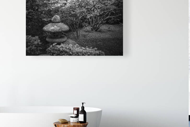 ASTICOU GARENS JAPANESE ARTWORK BW DSC 4571 by JMWolinsky Photography