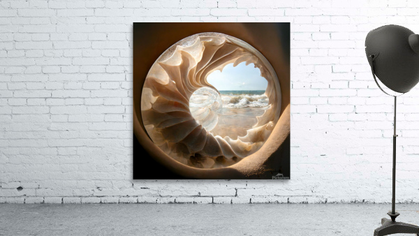 Inside a Translucent Seashell 1 Wall Preview