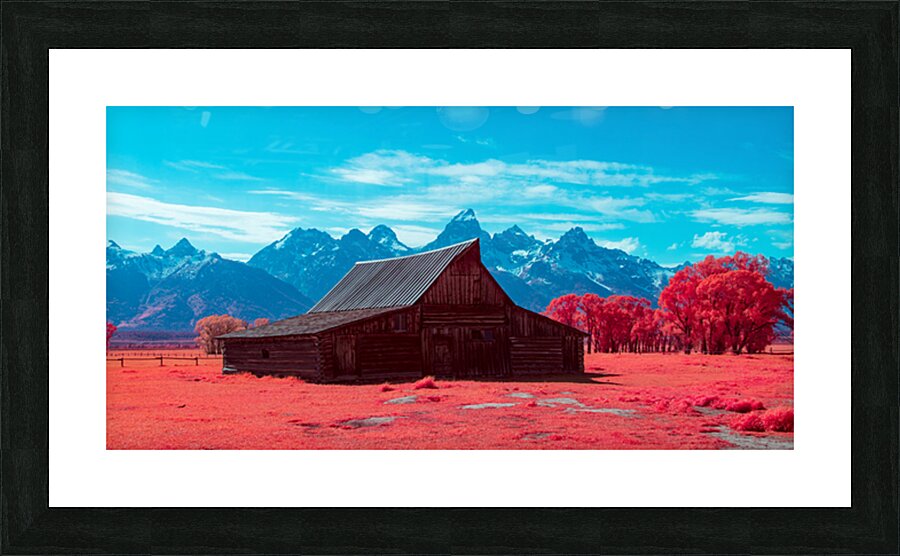 Teton 1 Picture Frame print
