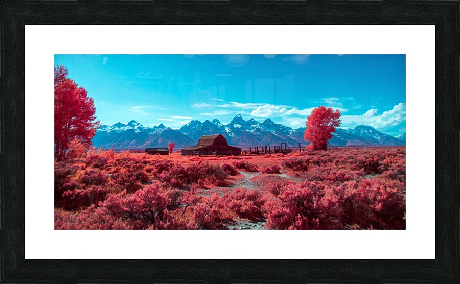 Teton 4 Picture Frame print