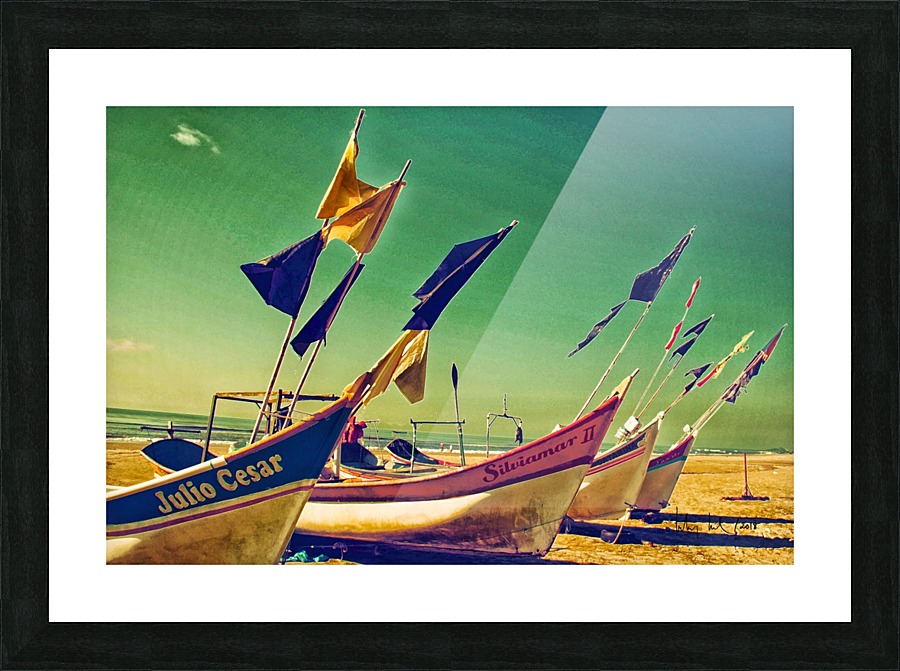 Boat - V Picture Frame print