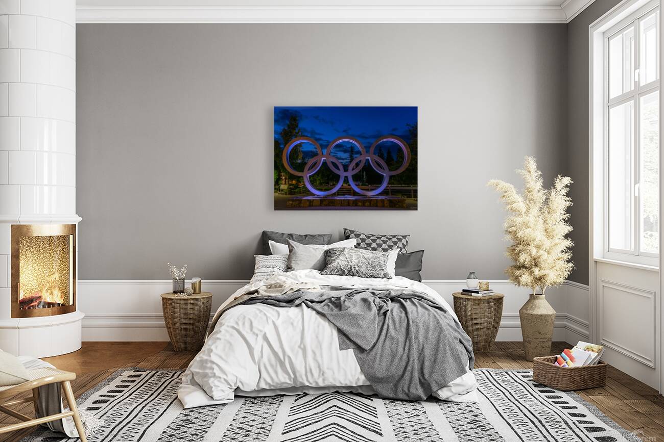 Olympic Rings Watermark Reproduction