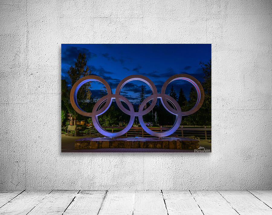 Olympic Rings Watermark Wall Preview