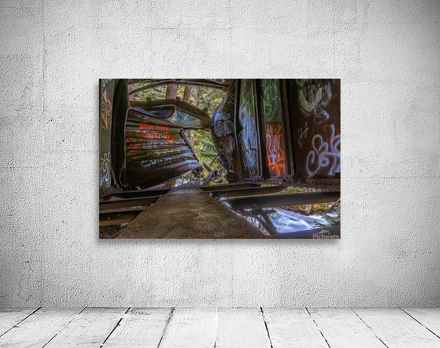 Train Water Watermark Wall Preview