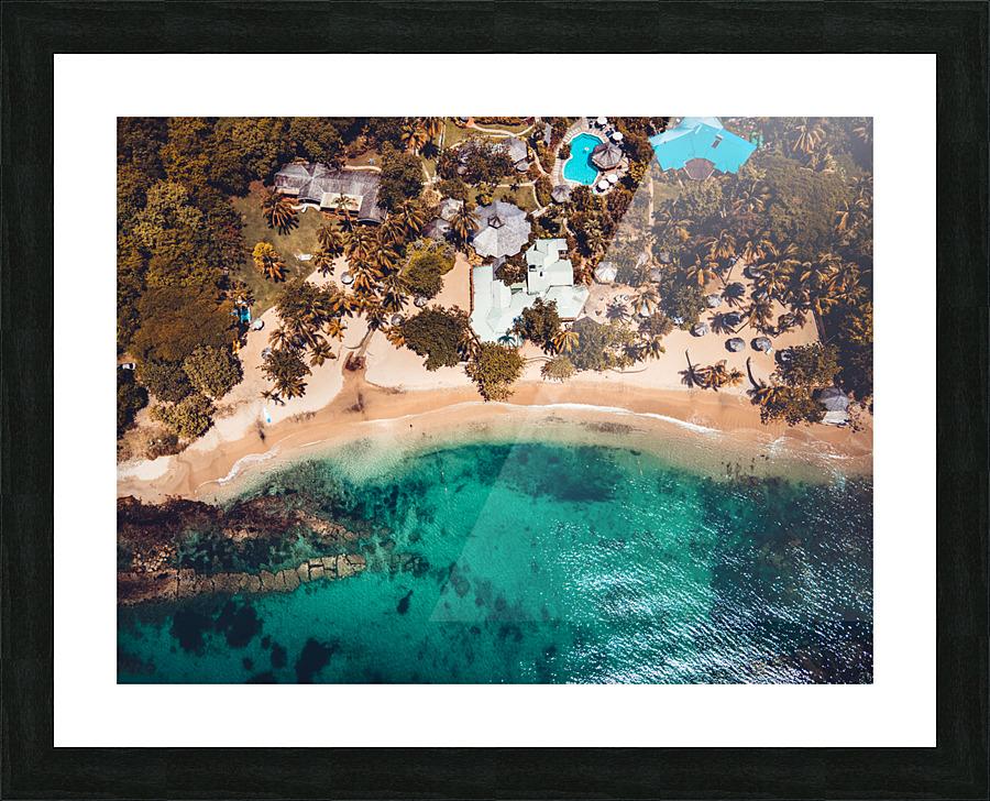 East Winds Beach Picture Frame print