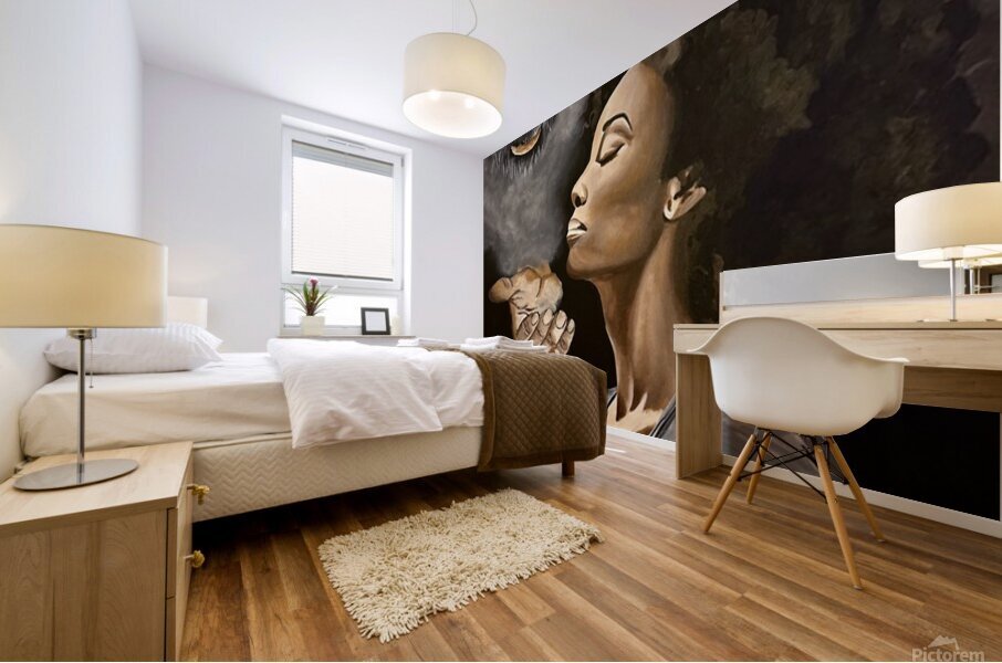 Keep Your Head Up Mural print