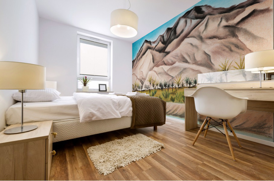600.014 Mountain View Mural print