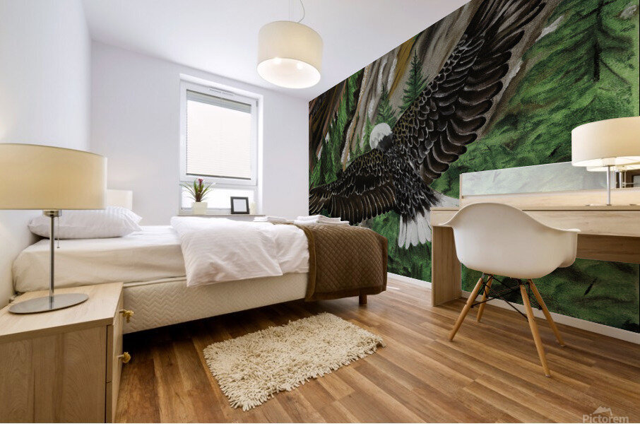 701.001 Soaring  Mural print