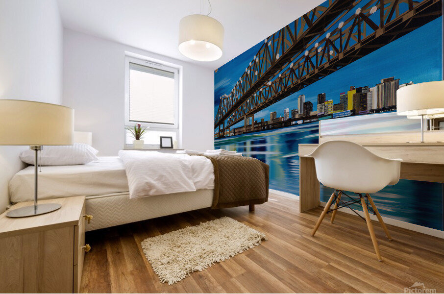 200.020   Crescent City Bridge Mural print