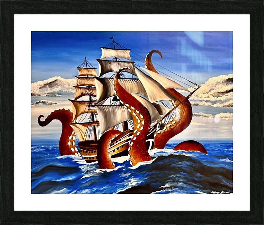 The Storm Picture Frame print