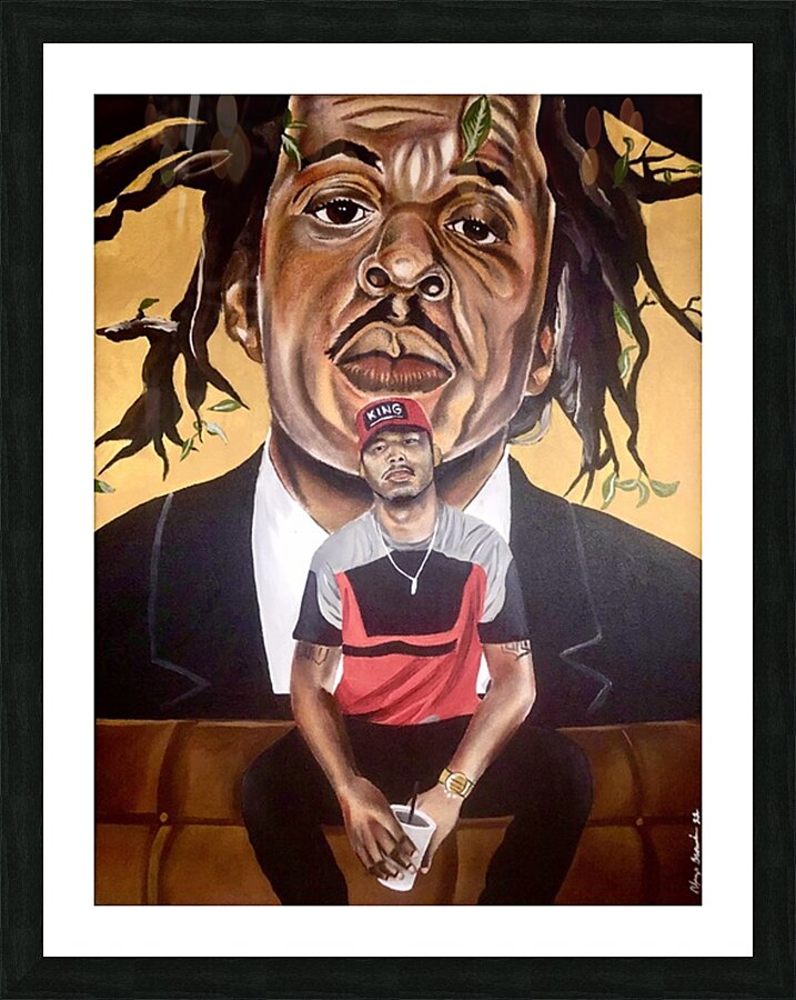 Jackson vs Jay Picture Frame print