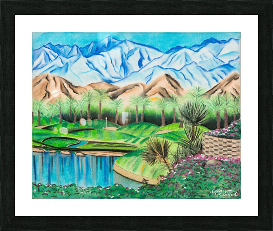 600.013 Palm Spring Picture Frame print