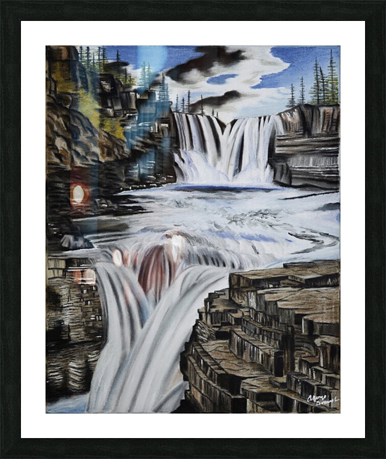 600.017 Rough Waters  Picture Frame print