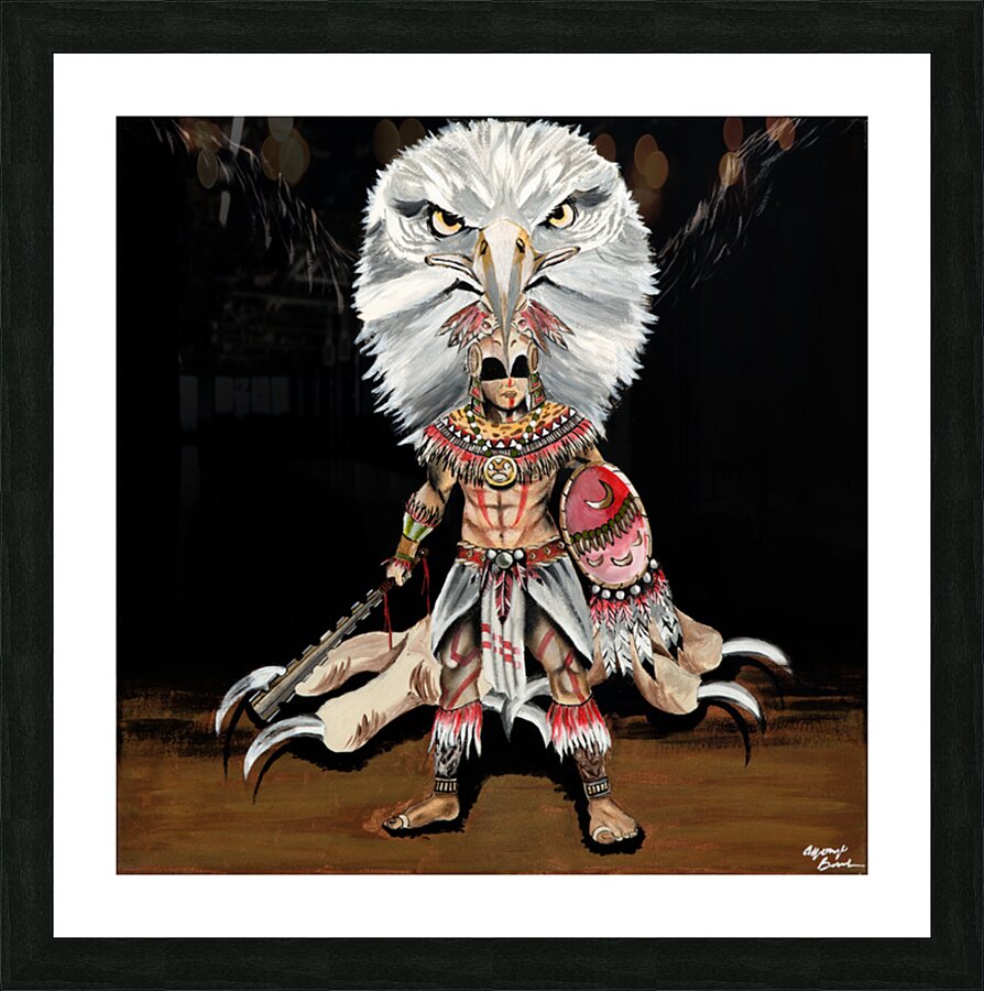 702.001 Aztec  Picture Frame print