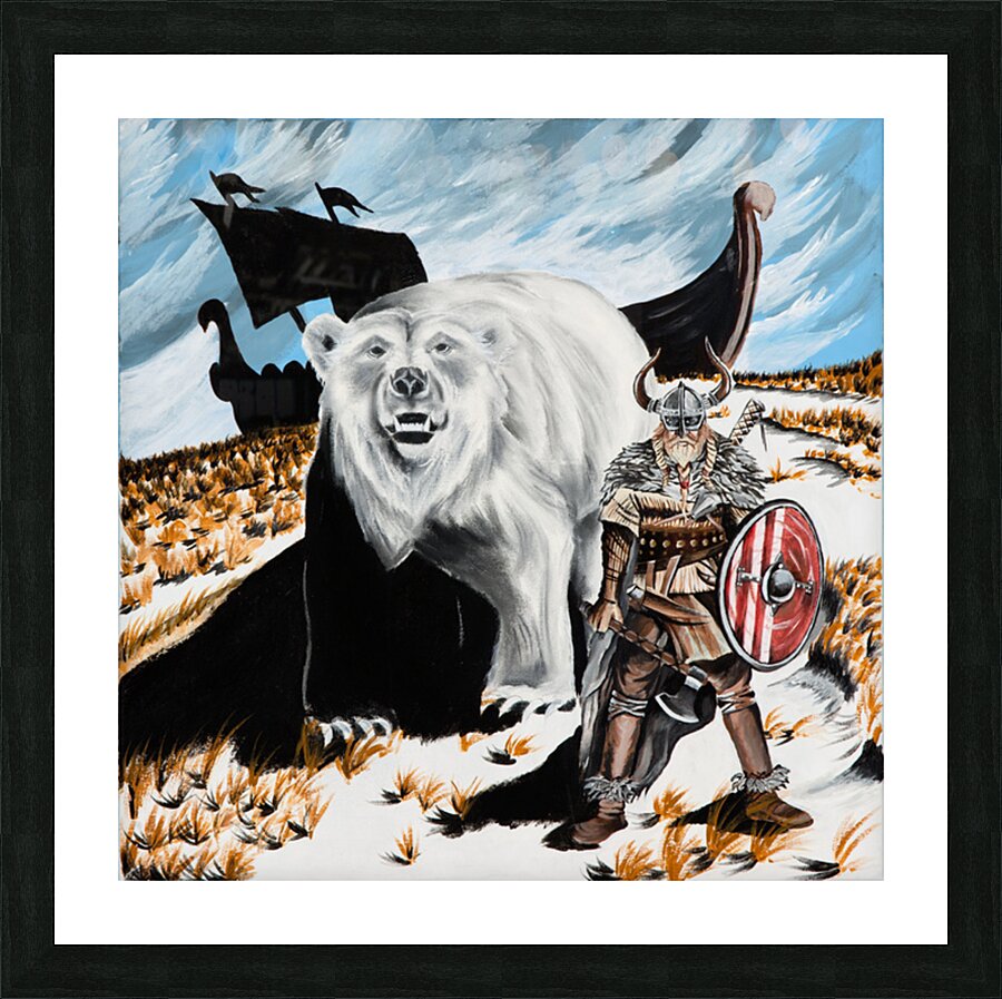 702.004 Viking  Picture Frame print