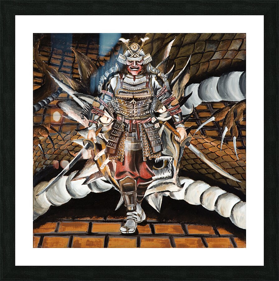 702.002 Samurai  Picture Frame print