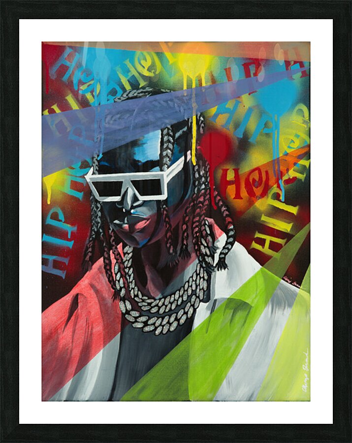 706.002 Jazzy   Picture Frame print