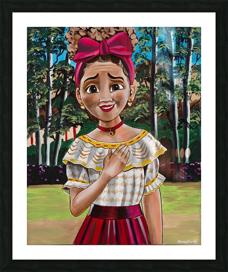 702.007 Delores  Picture Frame print