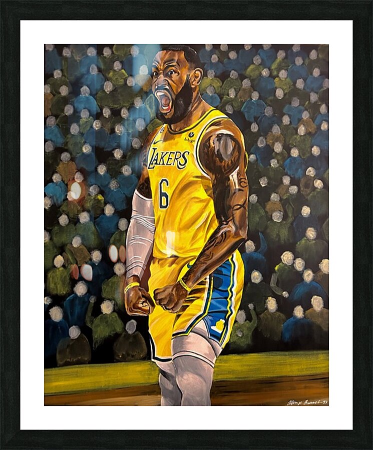 703.008 LeBron Picture Frame print