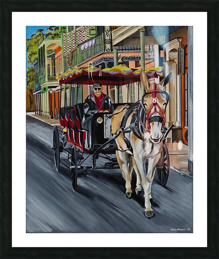200.018   Buggy Picture Frame print