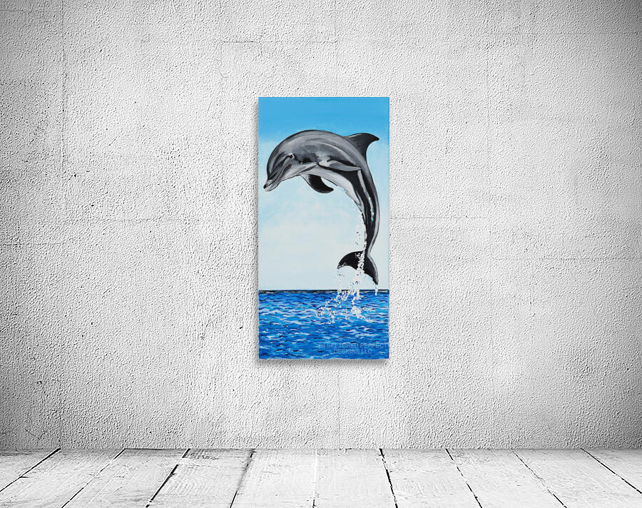 701.004 Dolphin Decor Left Wall Preview