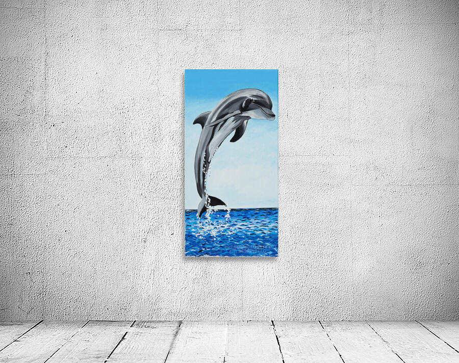 701.003 Dolphin Decor Right  Wall Preview
