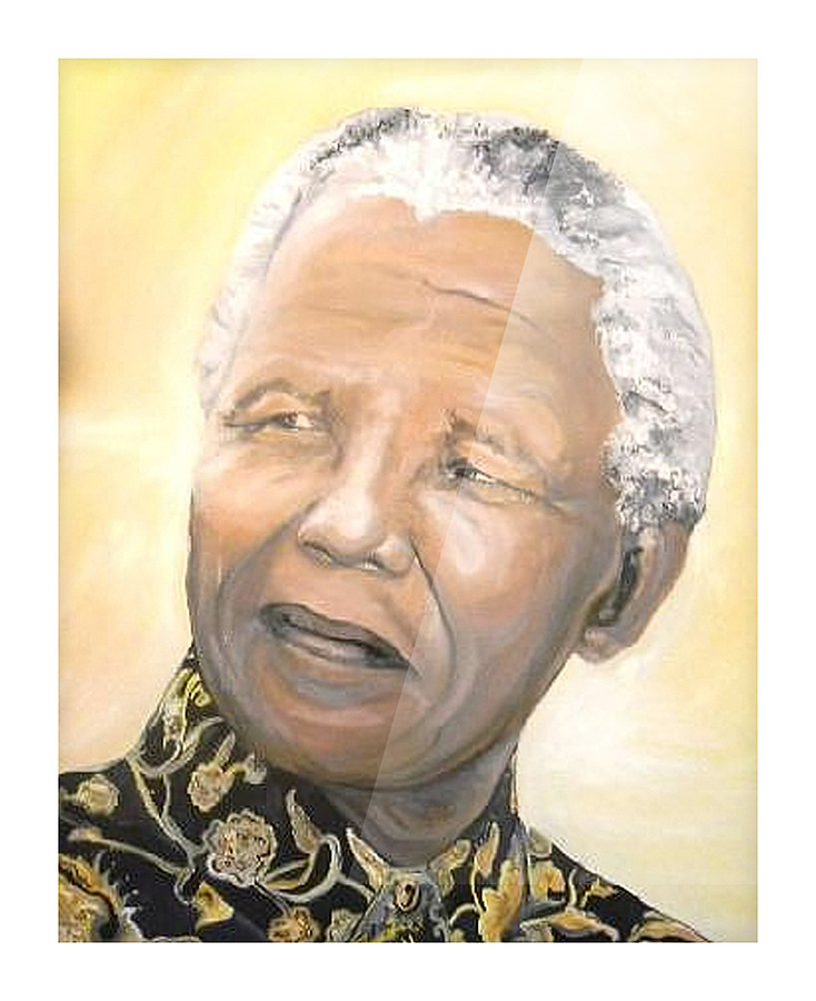 Nelson Mandela Picture Frame print