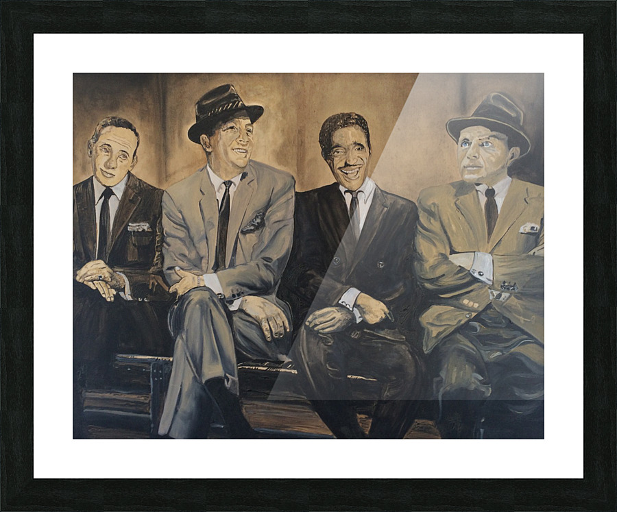 Rat pack Picture Frame print