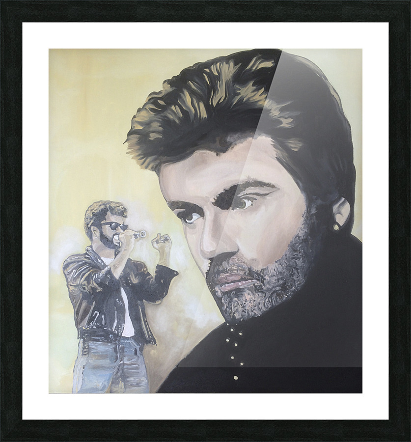 George Michael Picture Frame print