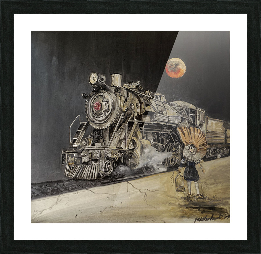 Hear my train coming Picture Frame print
