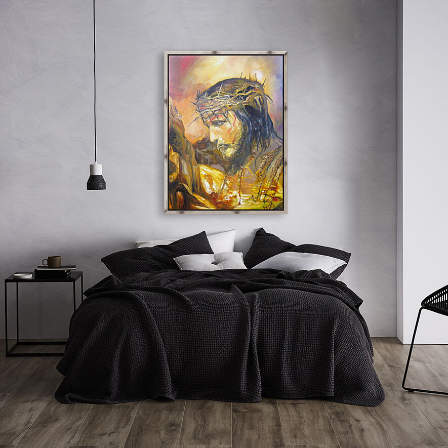 Christ in prayer Reproduction