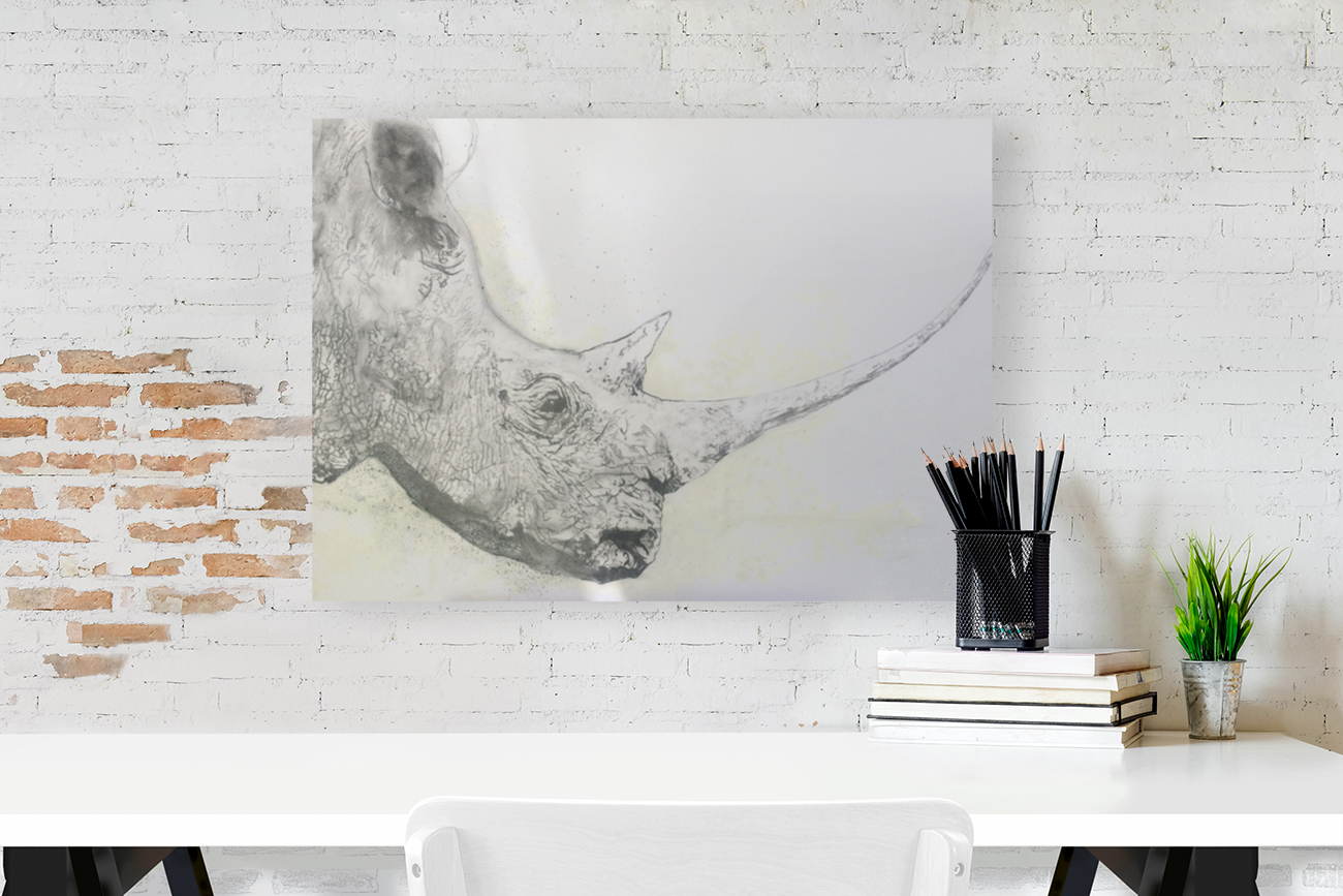 Save the Rhino Reproduction