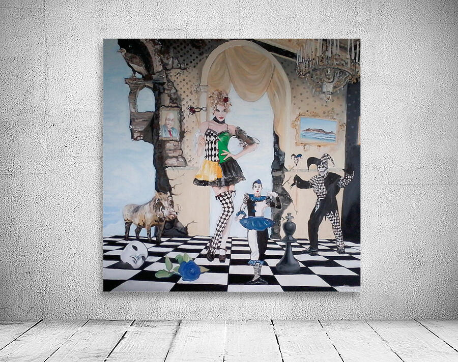 Harlequin ball Wall Preview
