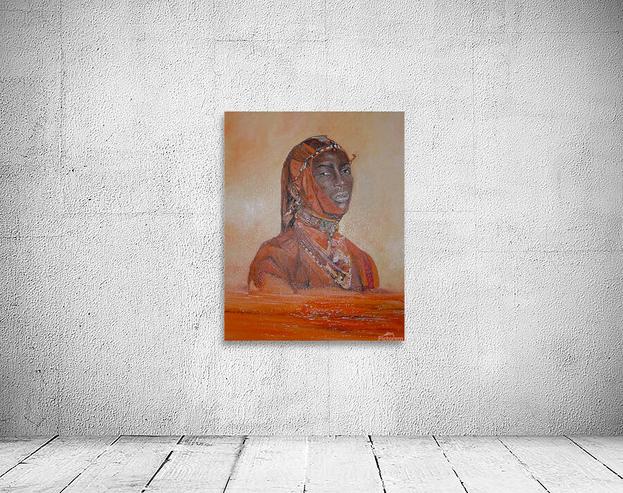 Masai warrior Wall Preview