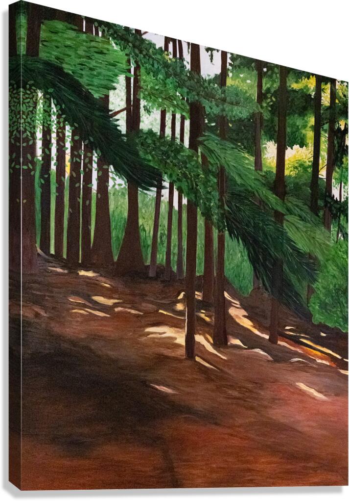 Forest Bathing -  Baignade en foret Canvas Print