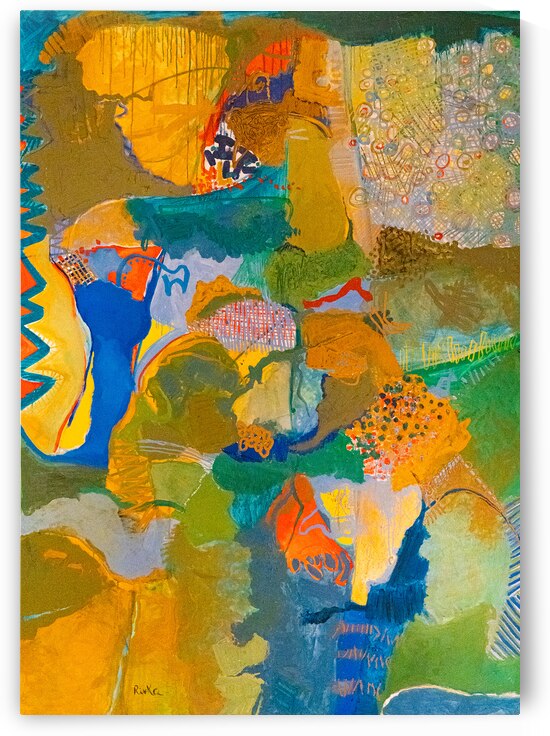 Composition in Blue  by RMI Art a la carte