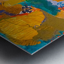 Composition in Blue  Metal print