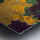 Composition in Green Metal print