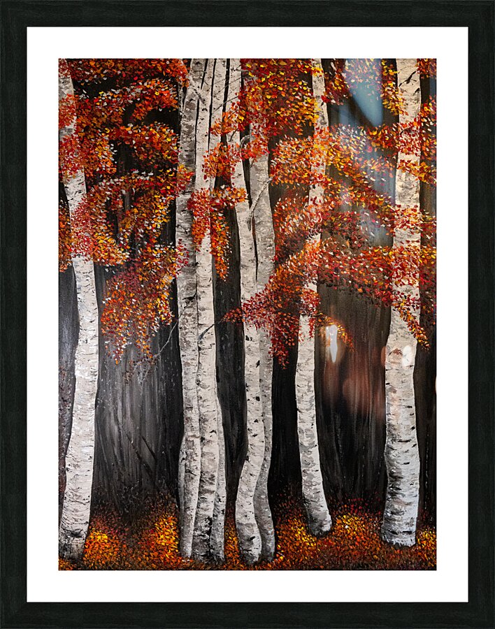 Autumn Leaves - Feuilles dautomne Picture Frame print