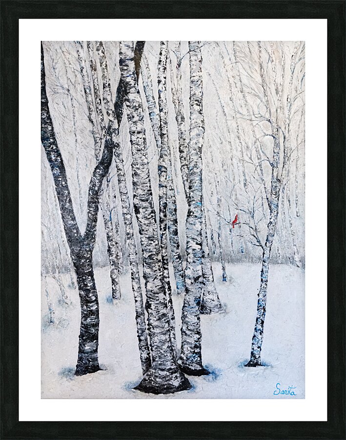 Winter - Hiver Picture Frame print