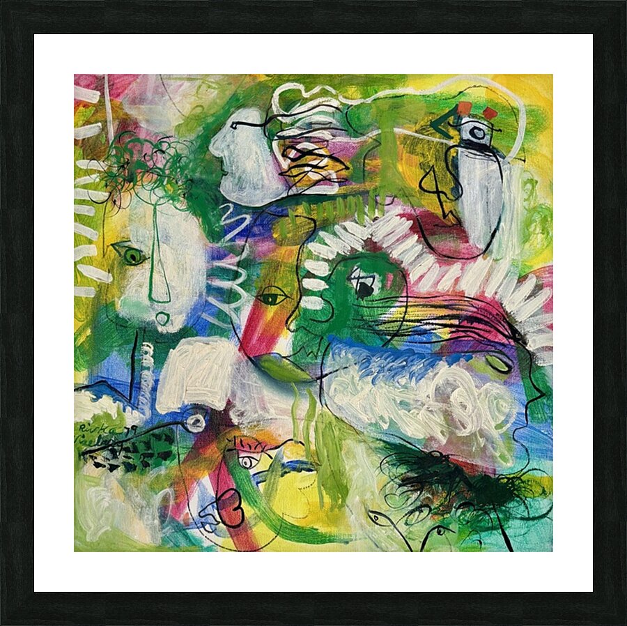 Indian Tribe Picture Frame print