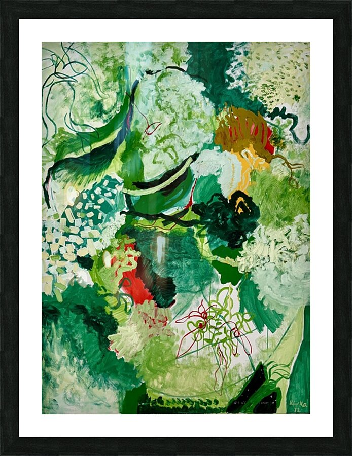 The Pan Stream Picture Frame print