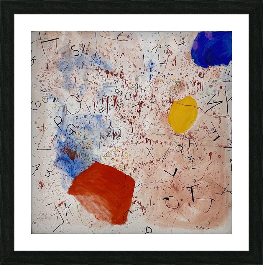 Conversation with three major points Picture Frame print