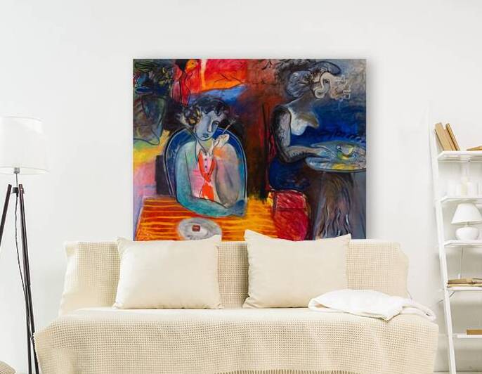 French cafe - Cafe francais by RMI Art a la carte