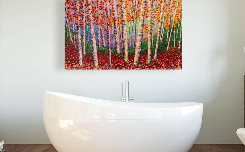 Rainbow Forest - Foret arc-en-ciel Reproduction