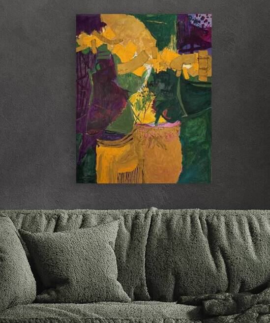 Composition in Green by RMI Art a la carte