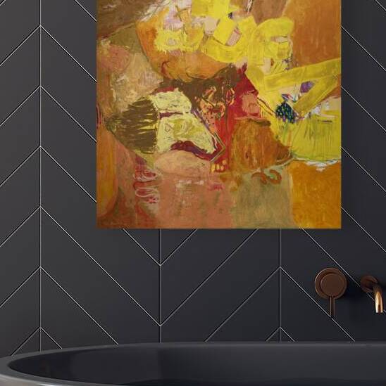 Composition in Yellow by RMI Art a la carte