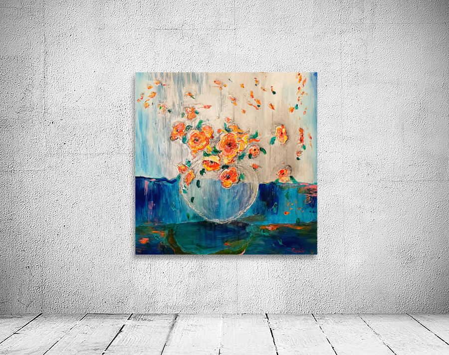 Cascading flowers - fleurs en cascade Wall Preview